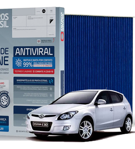 Filtro De Cabine Antiviral Para Hyundai I30 2.0 2009 A 2012