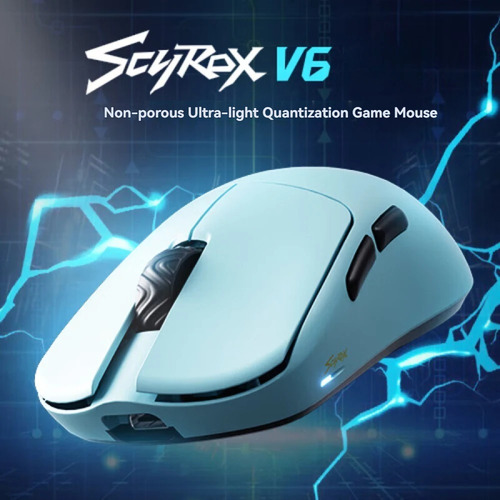 Ratón Inalámbrico Scyrox V6 De 8000 Hz Pixart 3950 30 Kdpi 7