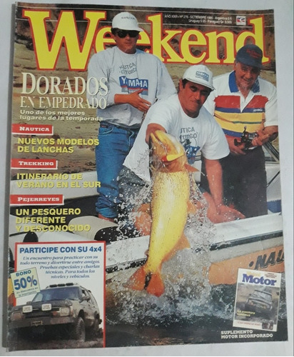 Revista Weekend N° 276 Setiembre 1995 Caza Pesca Reeles 