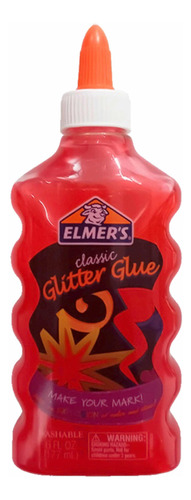 Elmers Pegamento Para Slime Glitters Rojo 177 Ml