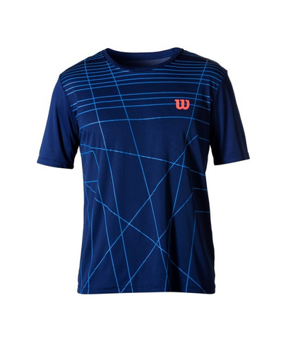 Camiseta Masculina Wilson - Camiseta Amplifeel M Azul - Teni