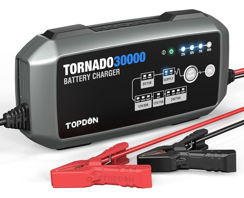 Cargador De Bateria Inteligente Topdon Tornado 30000 9 Etapa