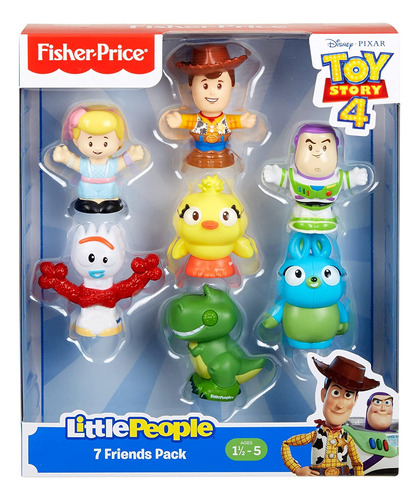 Toy Story Fisher-price Little People - Paquete De 4 Figuras