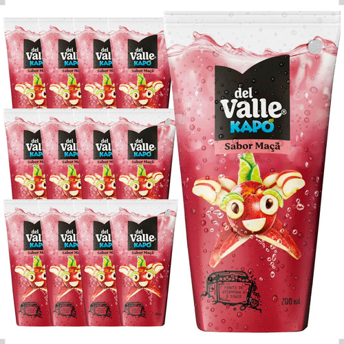 Suco Kapo Maça 200ml 12 Unidades