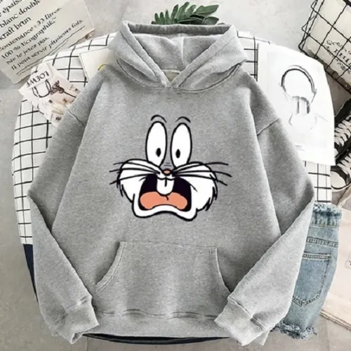 Grey bugs bunny hoodie hotsell