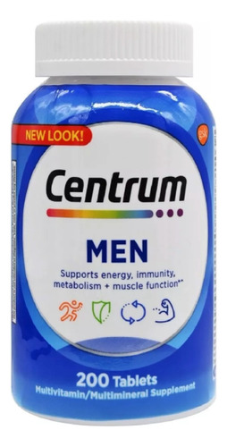 Centrum Hombre Americano 200 Tabs Multivitaminas #1 