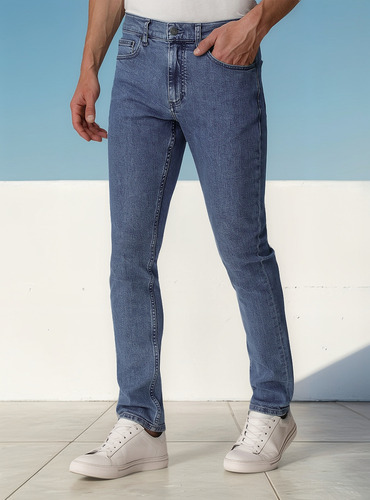 Jeans Scappino Scp Straight Fit Hombre 417