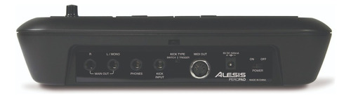 Pad Electrónico Alesis Perc Pad Tipo Octapad 4 Pads Pr Color Negro