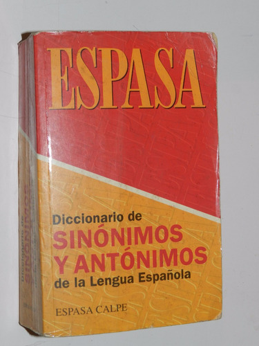 Diccionario De Sinonimos Y Antonimos - Espasa Calpe