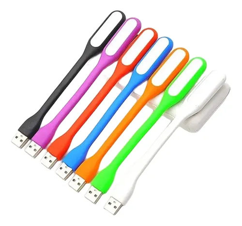 Pack 2 Luz Led Mini Portatil Usb Flexible Lampara Usb Led