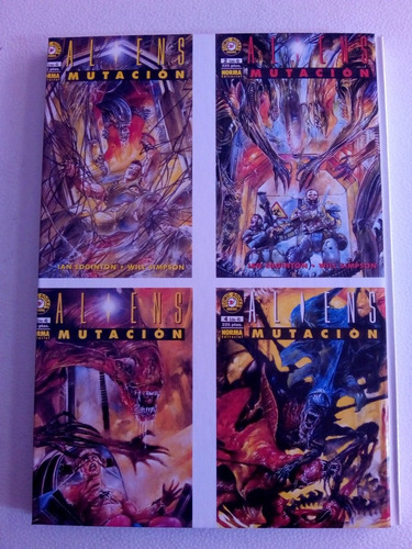 Aliens Saga Mutacion Libro Comic Pasta Dura Español