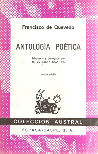 Antología Poética Francisco De Quevedo