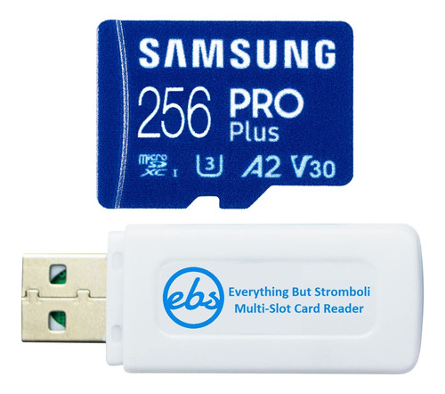 Samsung Pro Plus - Tarjeta De Memoria Microsdxc De 256 Gb Pa