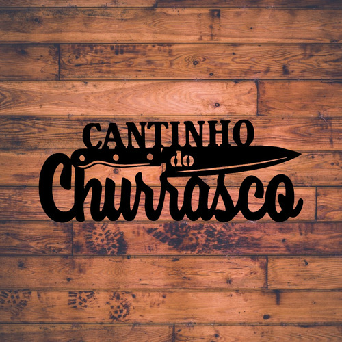 Quadro Cantinho Do Churrasco Área Gourmet Tábua De Carne