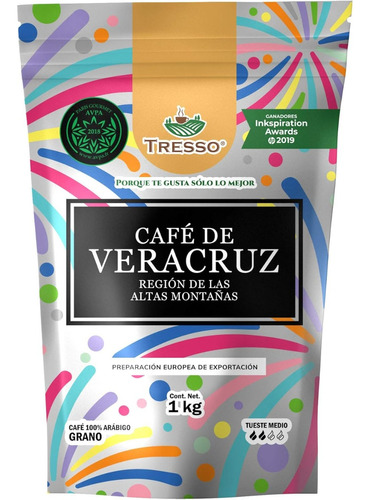 Café Veracruz Región De Las Altas Montañas En Grano