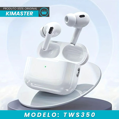 Fone Bluetooth Tws Kimaster 5.3 Original Som Estéreo
