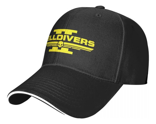Gorra De Béisbol Ajustable Con Estampado Helldivers 2