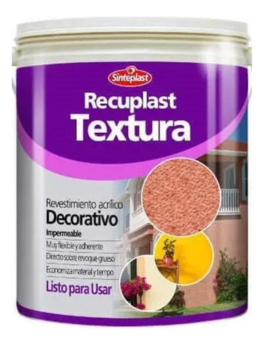 Recuplast Textura Revestimiento 25kg Sinteplast - Proxecto