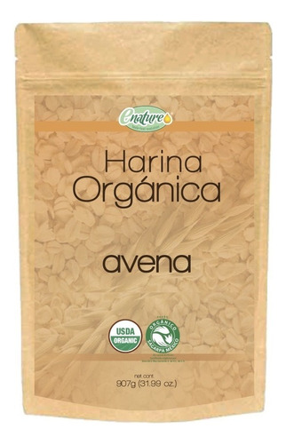 Harina De Avena Orgánica Enature 907 Gr