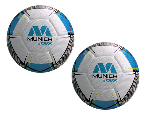 Pelota Munich Rixter Futsal Termosellada Medio Pique X2 Color Celeste