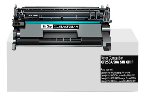 Toner Generico 58a Para Impresoras Pro M404/m404dn/mfp M428