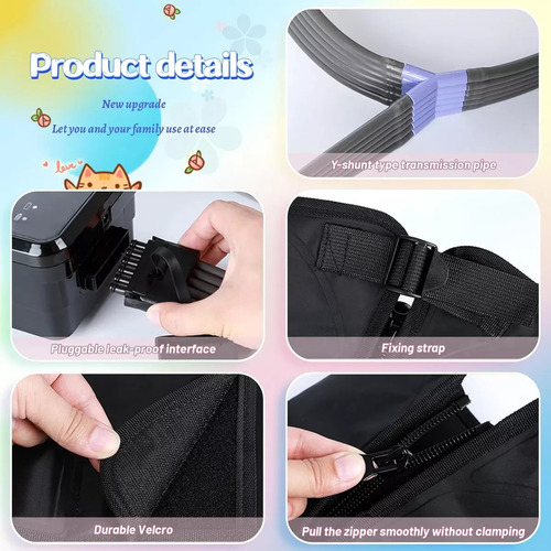 BlueDreamer E12-5 Masajeador Electrico De Pies Piernas Botas Aire Compresion color negro