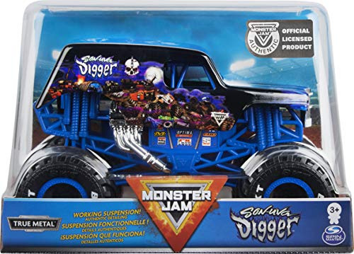 Monster Truck Monster Jam Son Uva Digger 1:24 Fundido A Pres