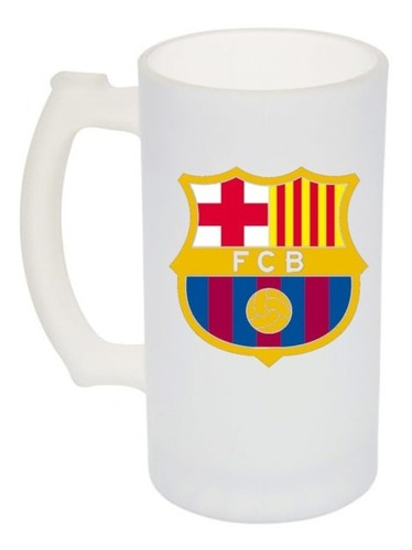 Tarro Cervecero 16 Oz Barcelona F C