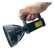 Comprar Linterna Recargable Faro Luz Led Caza Foco De Mano Pesca T6