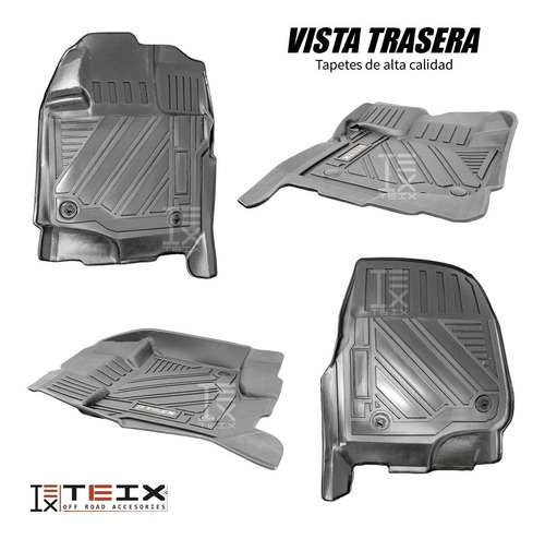 Imagen 2 de 6 de Tapetes Ford Lobo F150 2015-2019 Charola Uso Rudo Negro