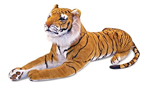 Peluche Realista Con Forma De Tigre De Melissa & Doug, 5 Pie