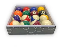 Comprar Bolas De Pool X 16 De Medida Profesional 57mm Bisonte