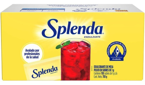 Edulcorante Splenda En Polvo Caja C/700 Sobres De 1gr. 