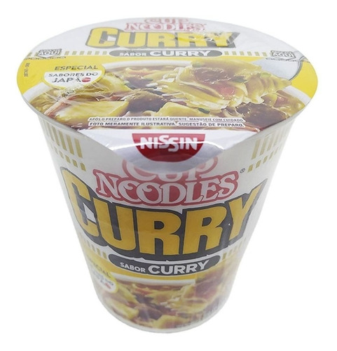 Cup Noodles Sabor Curry 70g Nissin