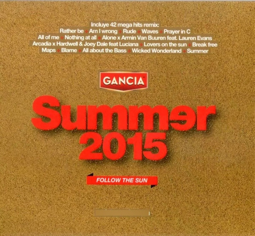 Cd  Summer Remix 2015 2cd Nuevo/sellado Original 