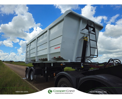 Carreta Bitrem Basculante Caçamba 25/25 Nova 26m3+ 27m3