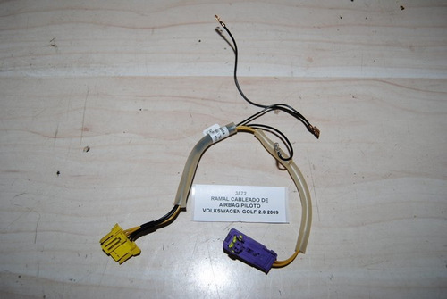 Ramal Cableado De Airbag Piloto Volkswagen Golf 2.0 2009