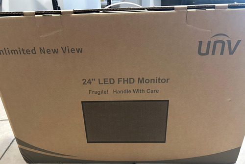 Monitor 24'' Led, Full Hd, Marca Unv, Modelo Mw3224-v Negro