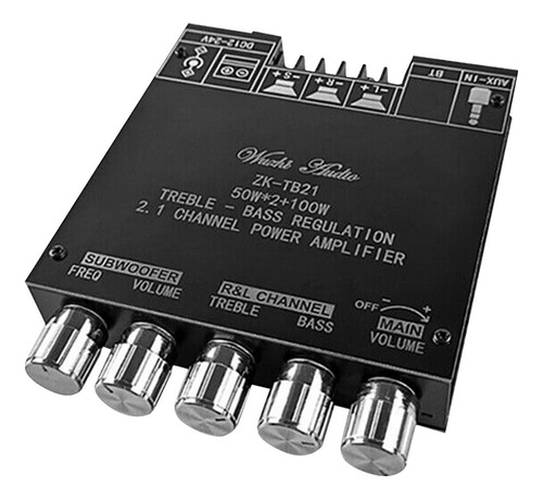 Amplificador De Canales De Bocina Tarjeta De Audio Entrad