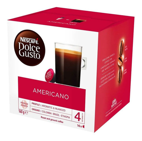 Café Nescafé Dolce Gusto Americano X16 Cápsulas