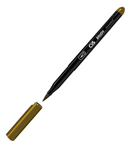 Caneta Brush Pen Cis Aquarelável Pincel Marcador Artístico Cor 13 - OCRE