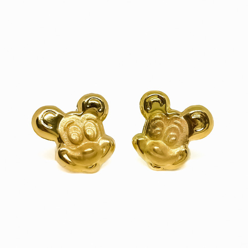 Aros Mickey Mouse Oro 18k (ho12)