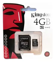 Comprar Tarjeta Microsd 4gb Kingston Canvas Select Con Adaptador Sd