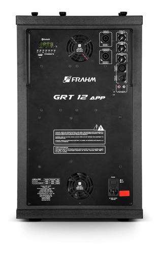 Imagem 4 de 12 de Caixa De Som Frahm Grt12 App 500w Rms