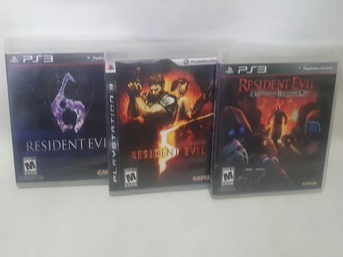 Resident Evil Trilogía 5, 6 Y Raccoon City Playstation 3 Ps3 (Reacondicionado)