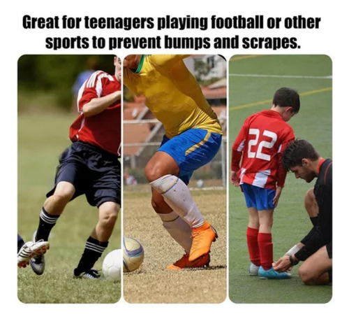 4pcs Minilegging Fútbol Ultraligeros Fibra Carbono Sintética