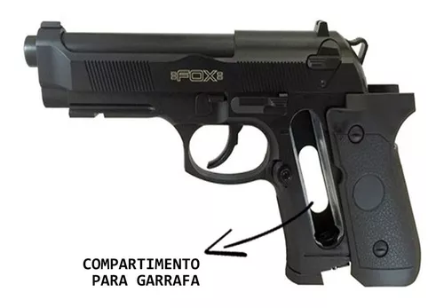 Pistola Fox Gas Comprimido Co2 Semiautomática Balines Funda
