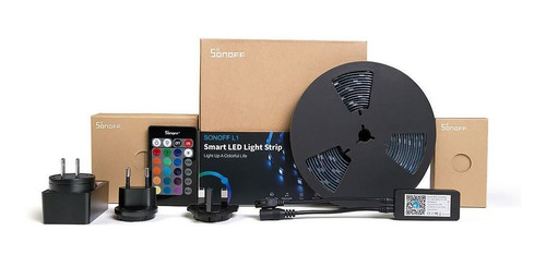 Imagen 1 de 4 de Sonoff L1 Cinta Led Inteligente Wifi 5m Macrotec