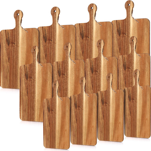 Layhit Juego De 12 Tablas De Cortar De Madera, Regalos Para 