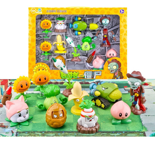 Set De 11 Figuras De Plants Vs Zombies